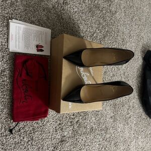 Christian Louboutin Black Patent Heels